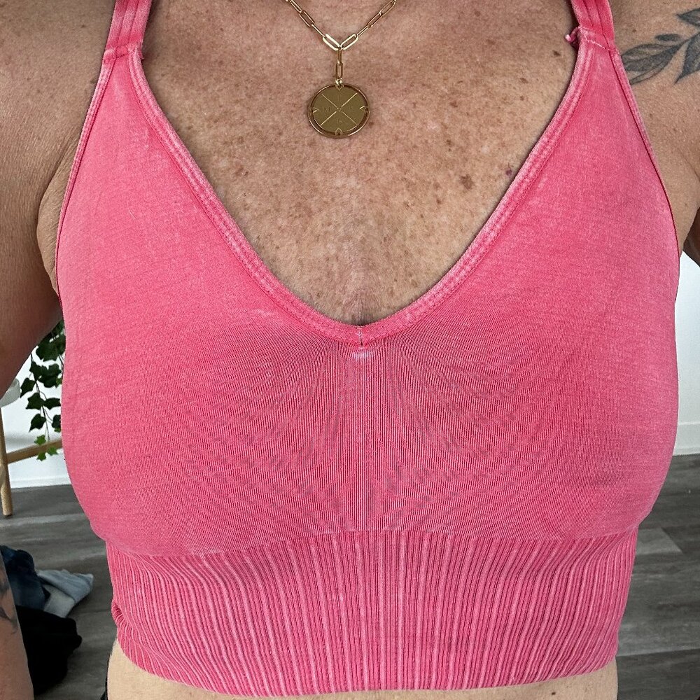 Free People Sports Bra, Pink, Small - 3/$15.00 5/$20.00